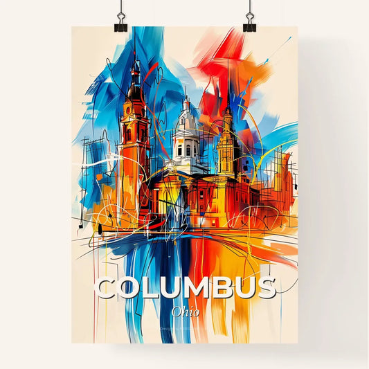 Vibrant Columbus, Ohio Poster