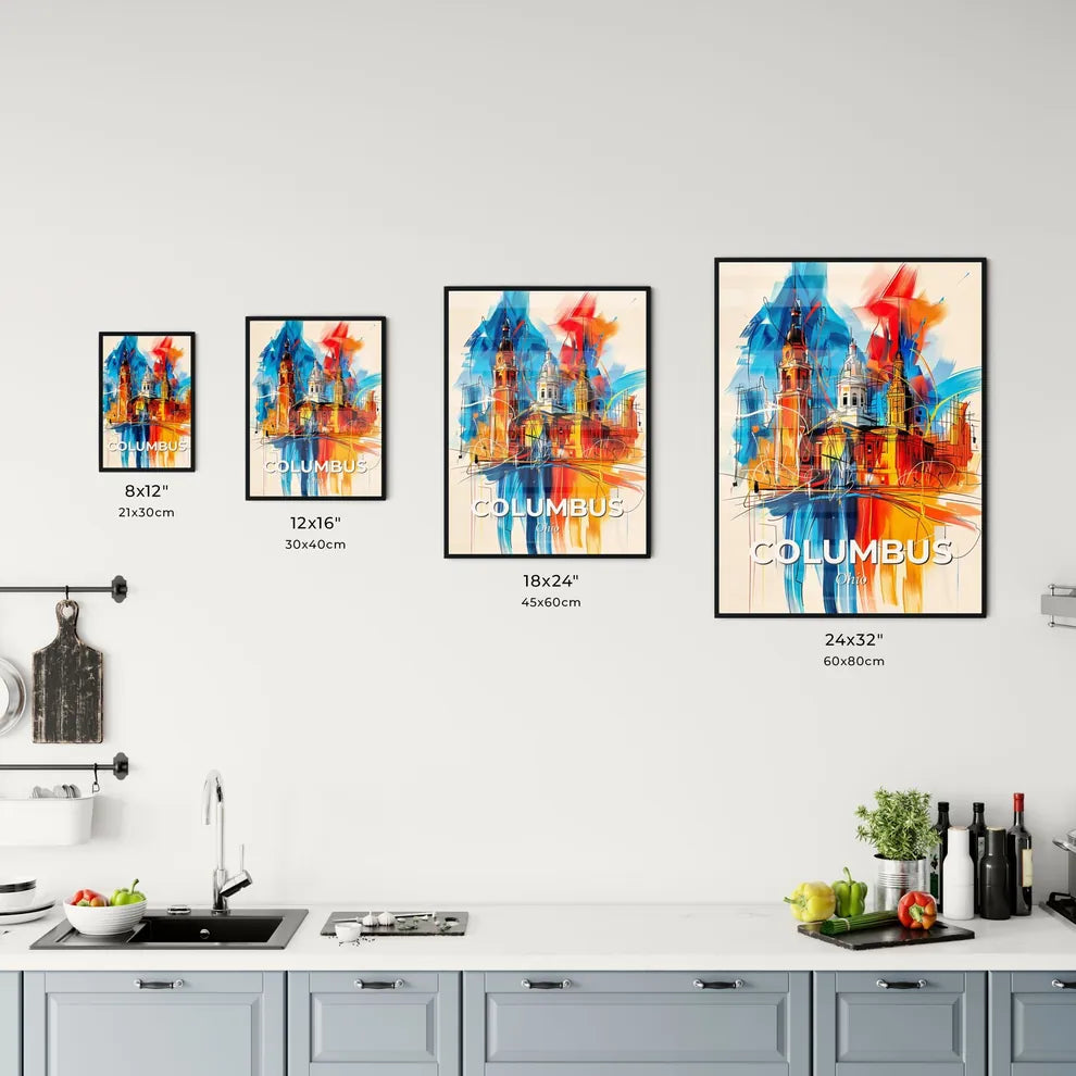 Vibrant Columbus, Ohio Kitchen Art