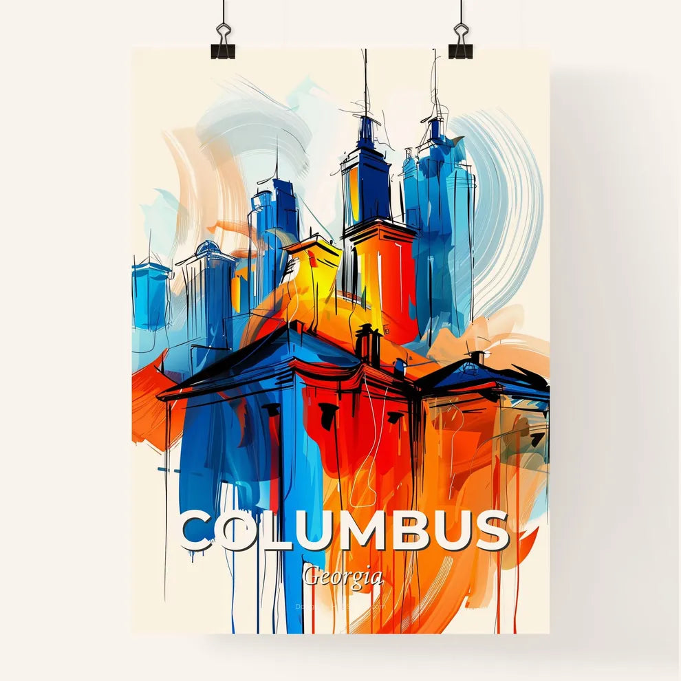 Vibrant Columbus, Georgia Poster