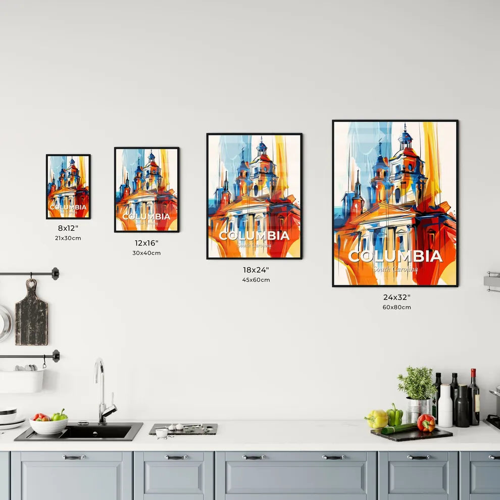 Vibrant Columbia, South Carolina Kitchen Art
