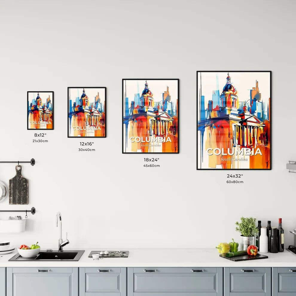Vibrant Columbia, South Carolina Kitchen Art