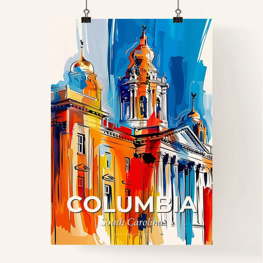 Vibrant Columbia, South Carolina Poster