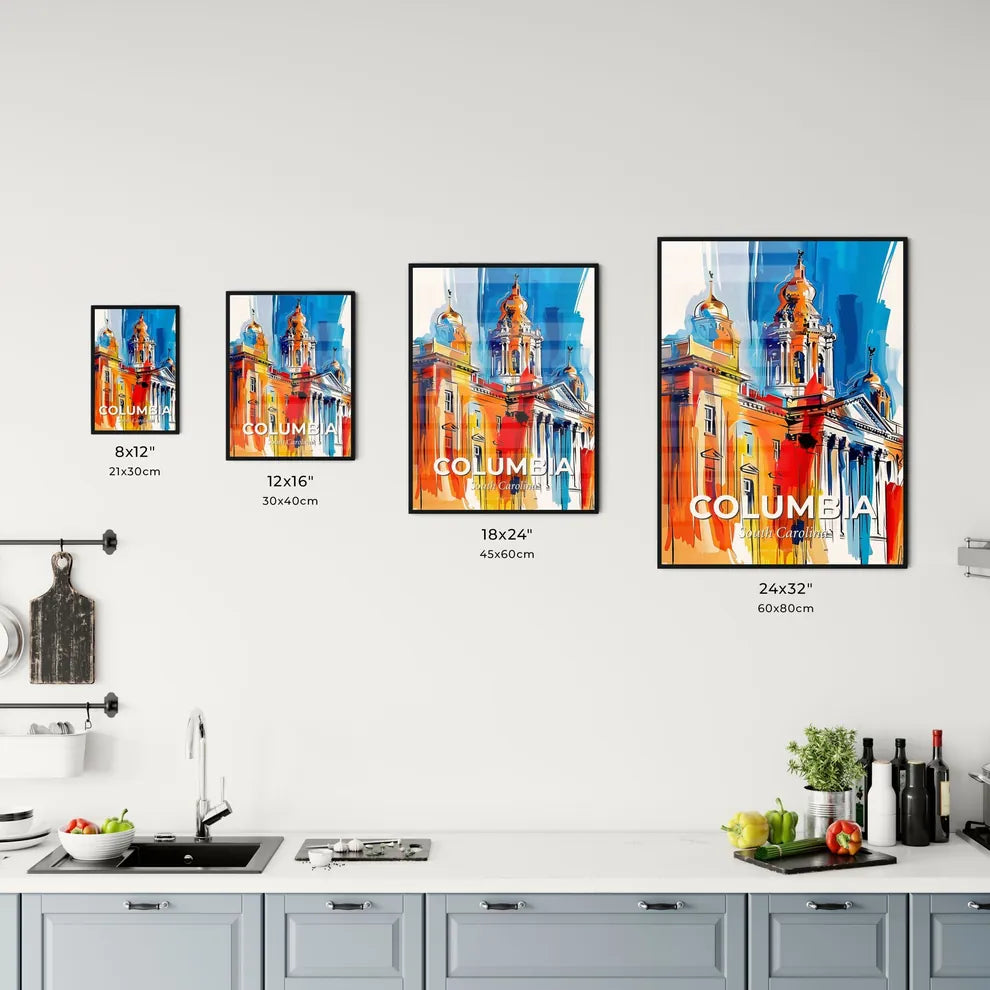 Vibrant Columbia, South Carolina Kitchen Art