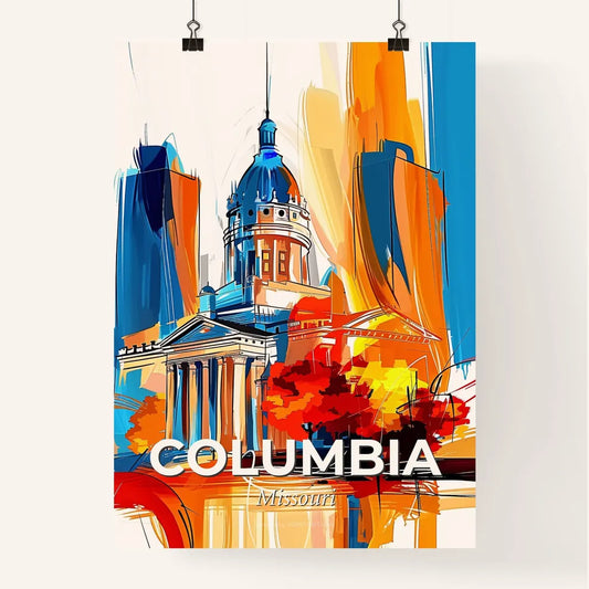 Vibrant Columbia, Missouri Poster