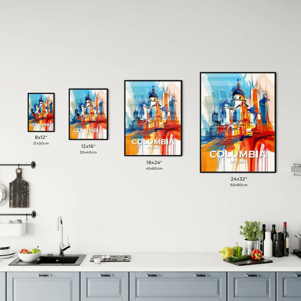 Vibrant Columbia, Missouri Kitchen Art