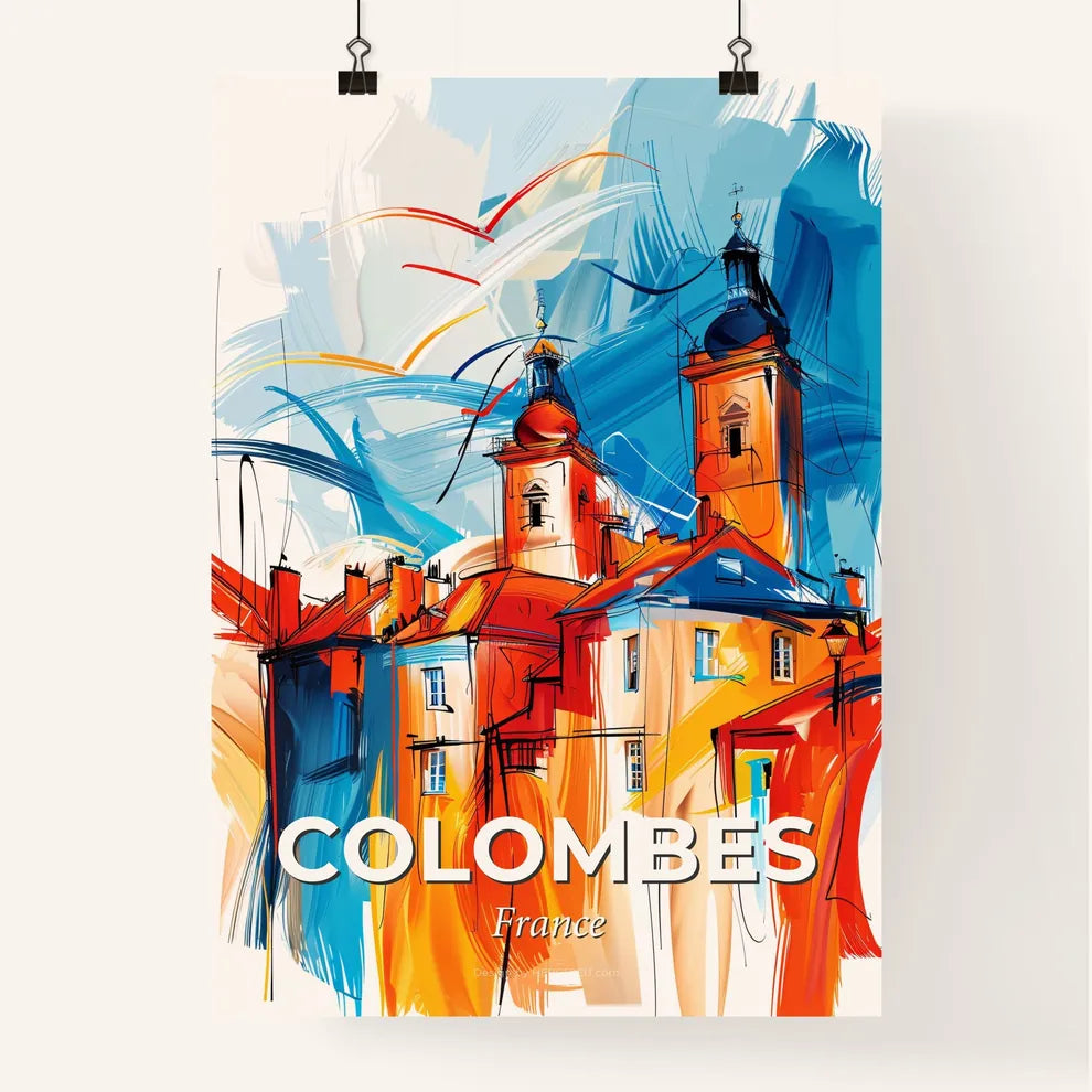 Vibrant Colombes, France Poster