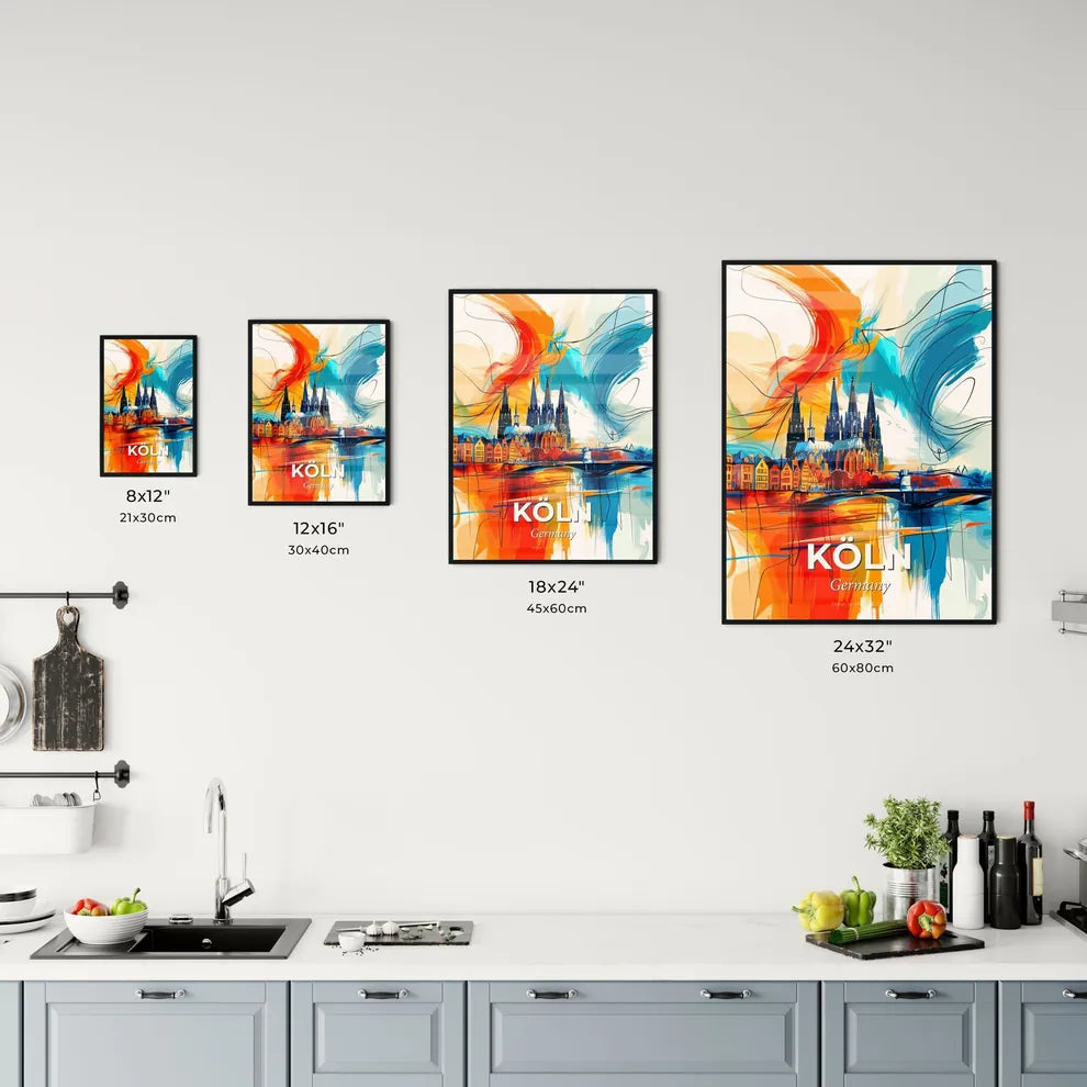 Vibrant Köln, Germany Kitchen Art