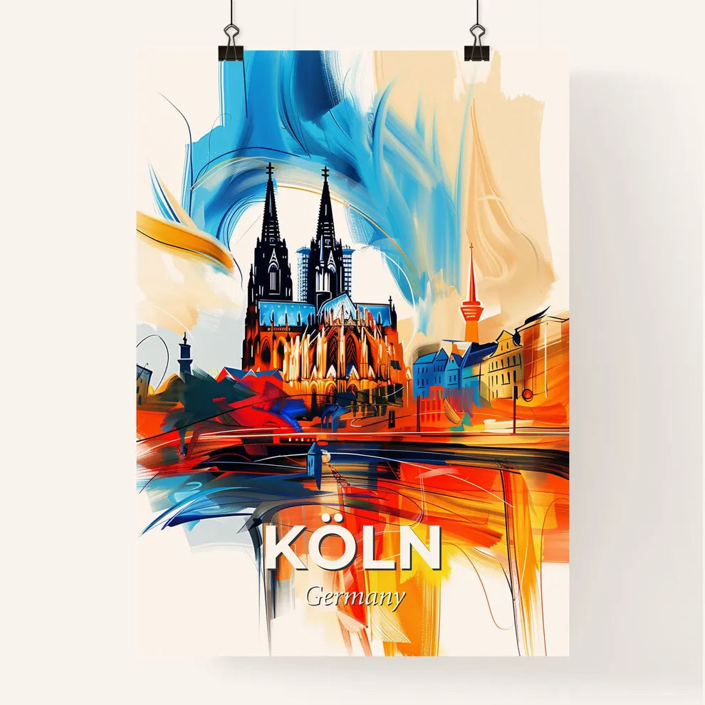 Vibrant Köln, Germany Poster