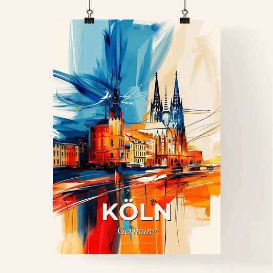 Vibrant Köln, Germany Poster