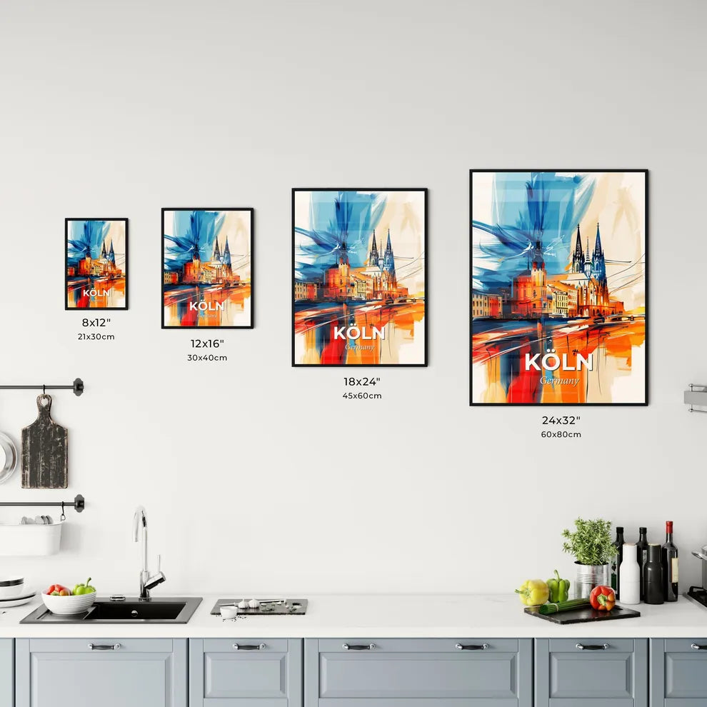 Vibrant Köln, Germany Kitchen Art