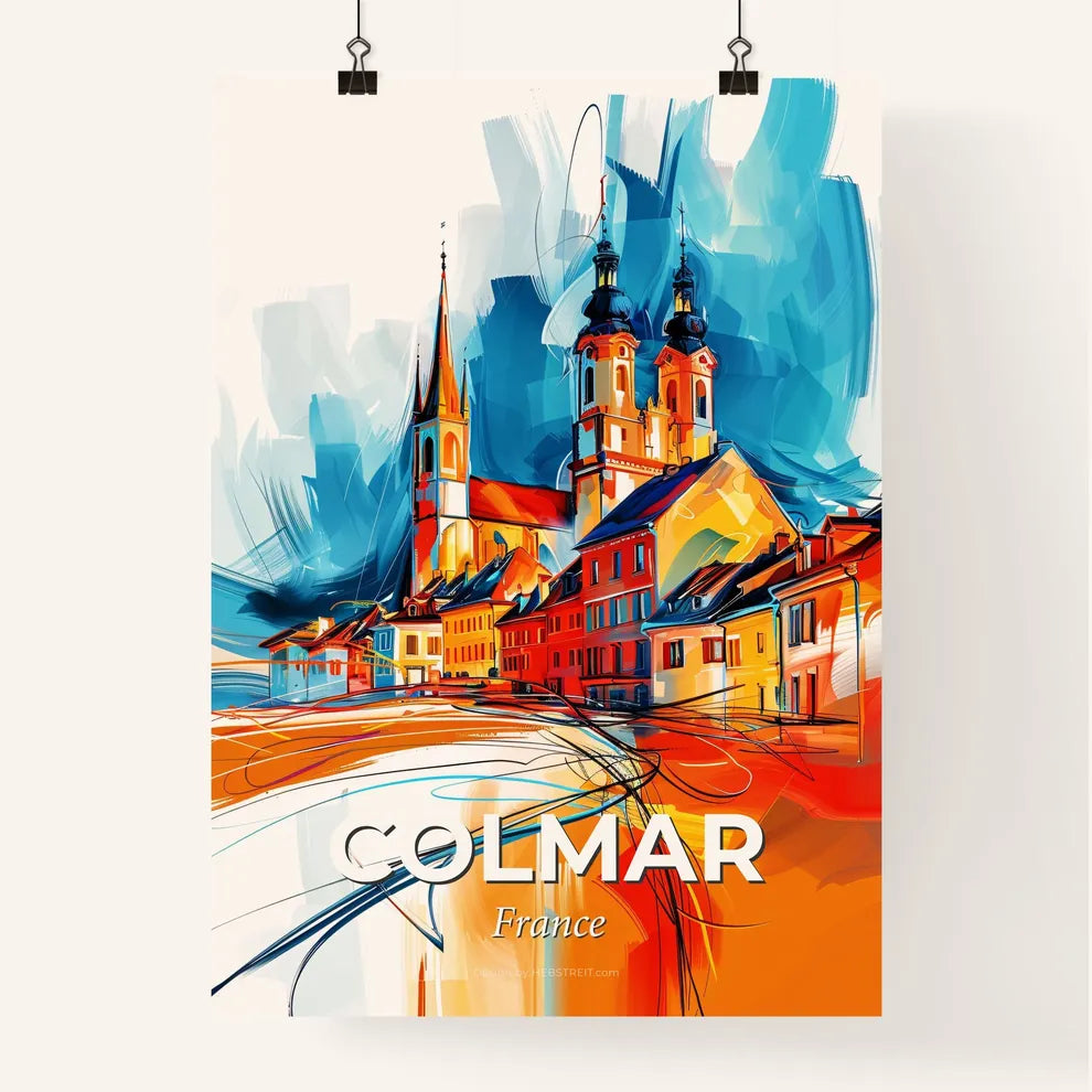 Vibrant Colmar, France Poster