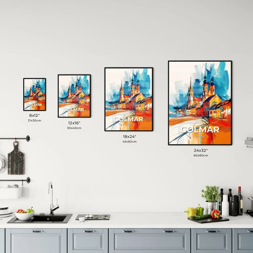 Vibrant Colmar, France Kitchen Art