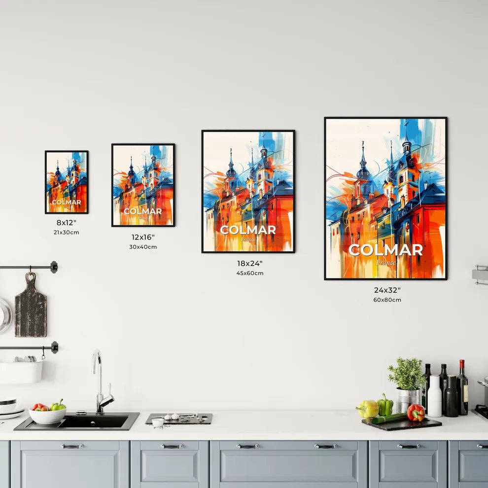 Vibrant Colmar, France Kitchen Art