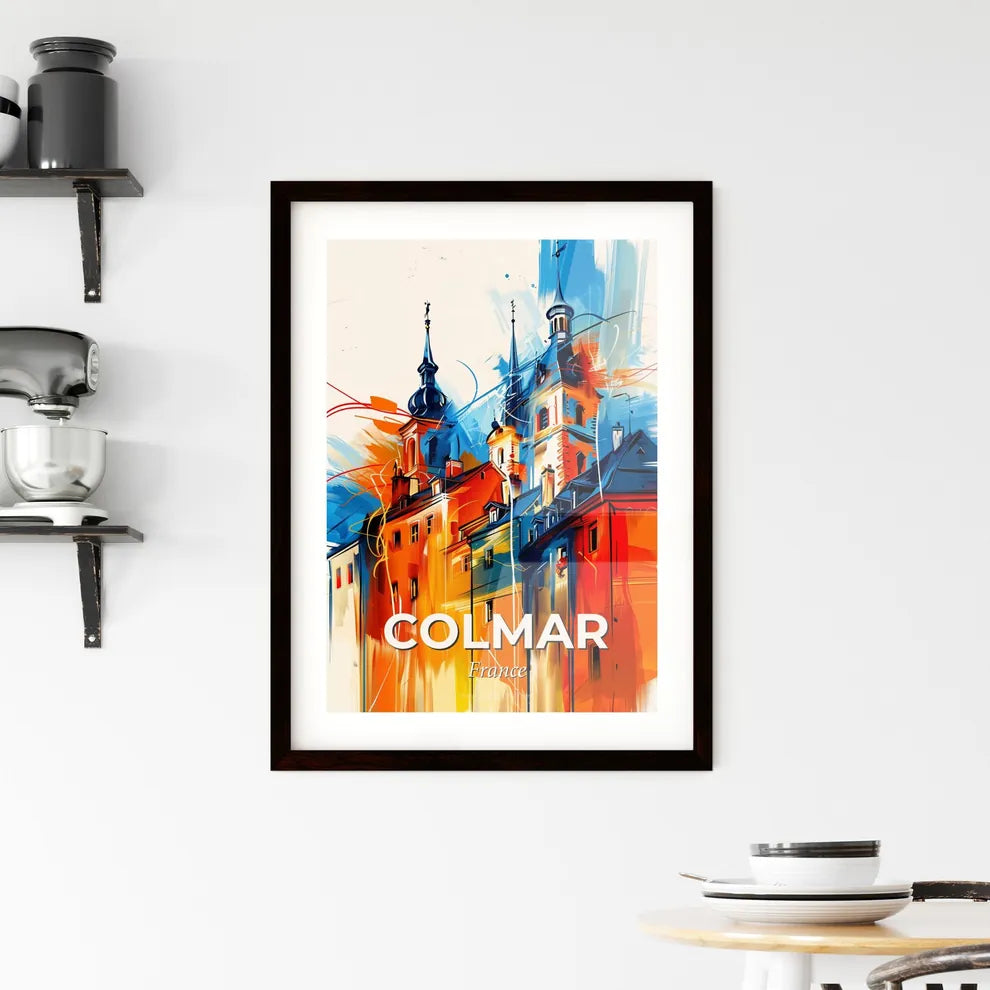 Vibrant Colmar, France Framed Print