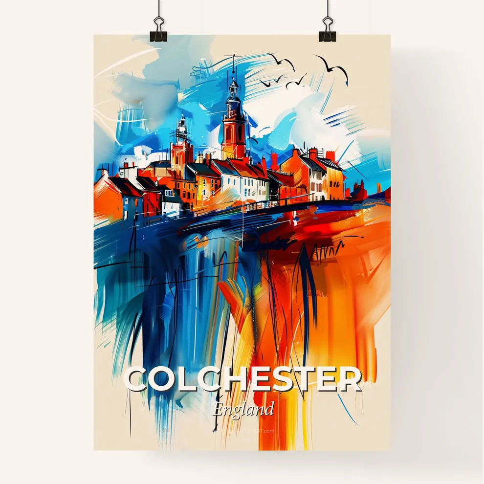 Vibrant Colchester, England Poster