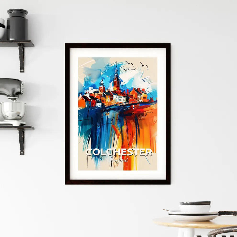 Vibrant Colchester, England Framed Print
