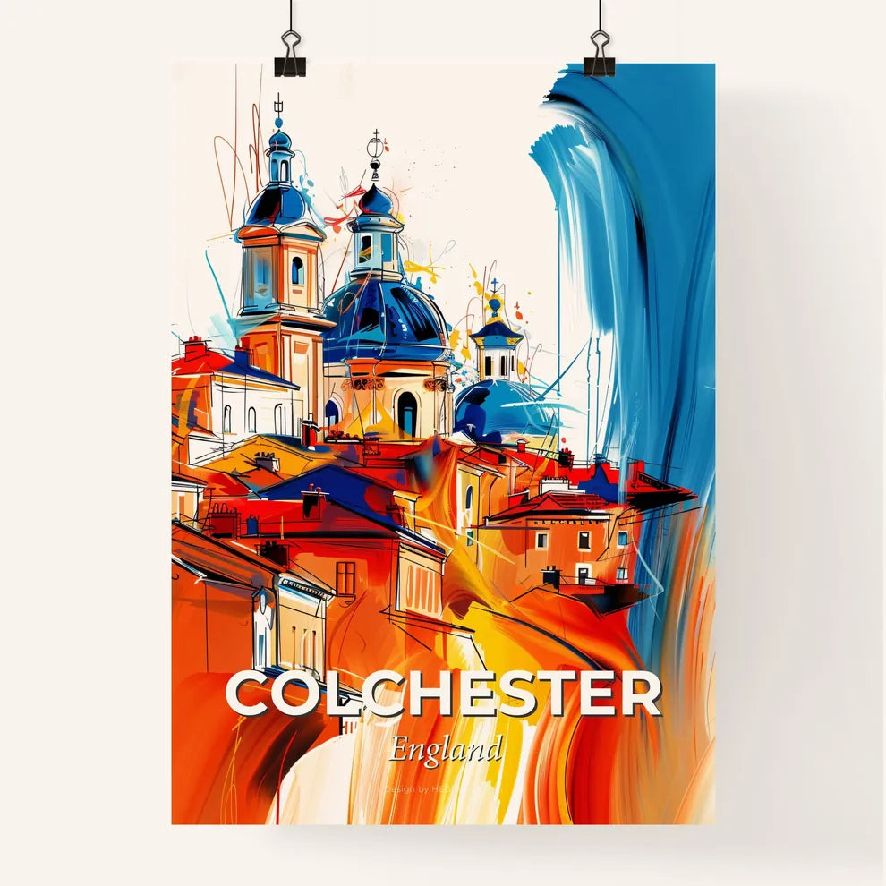 Vibrant Colchester, England Poster