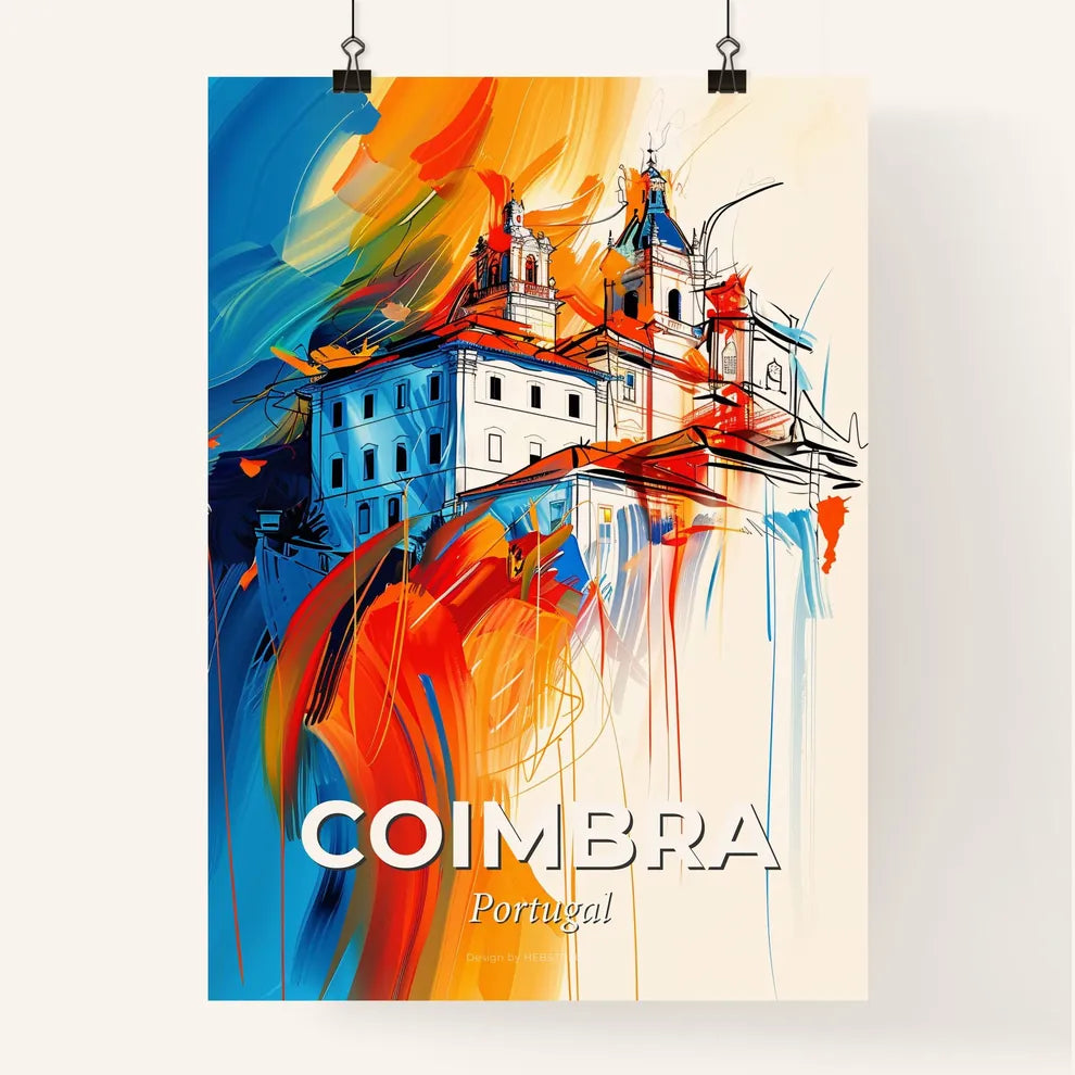 Vibrant Coimbra, Portugal Poster