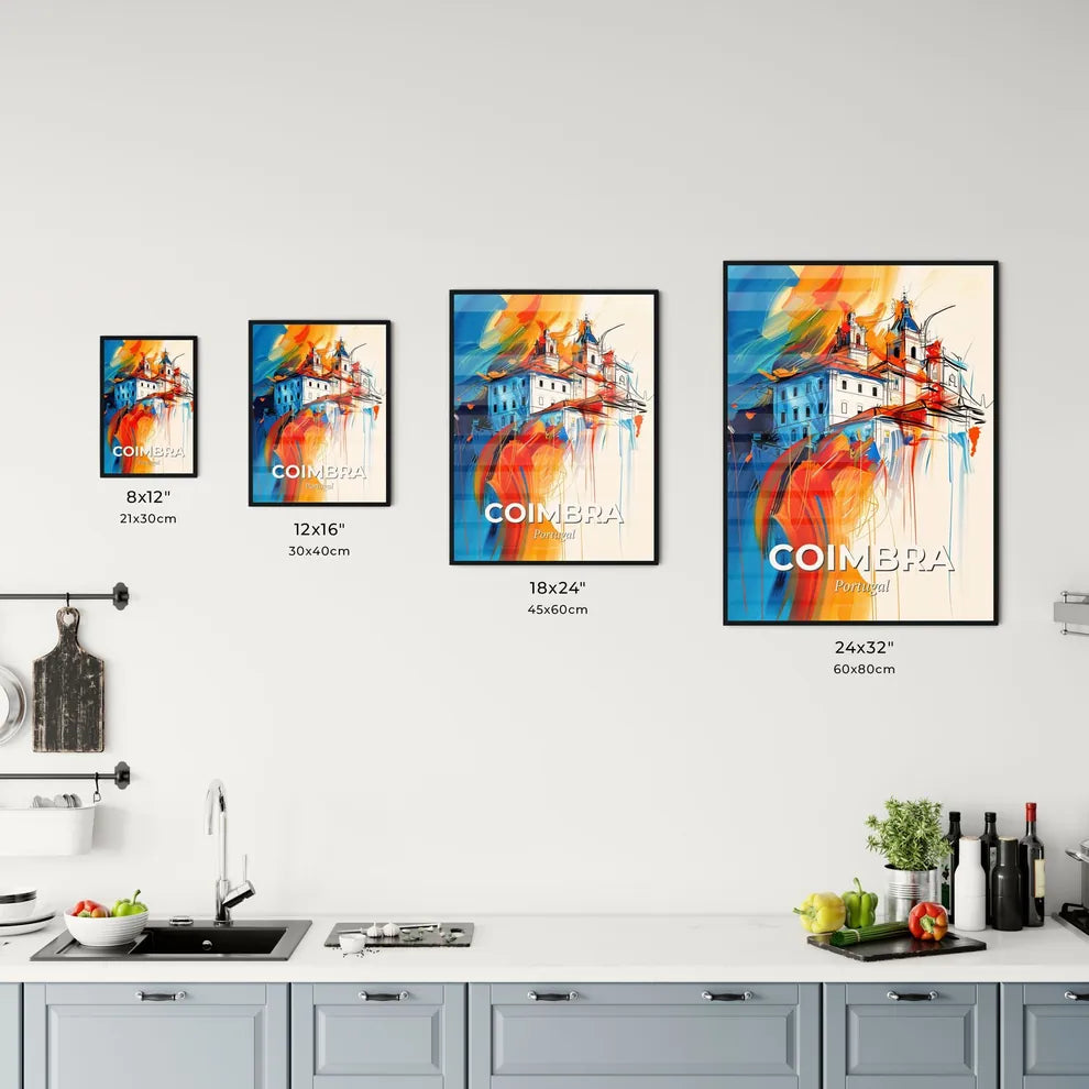 Vibrant Coimbra, Portugal Kitchen Art