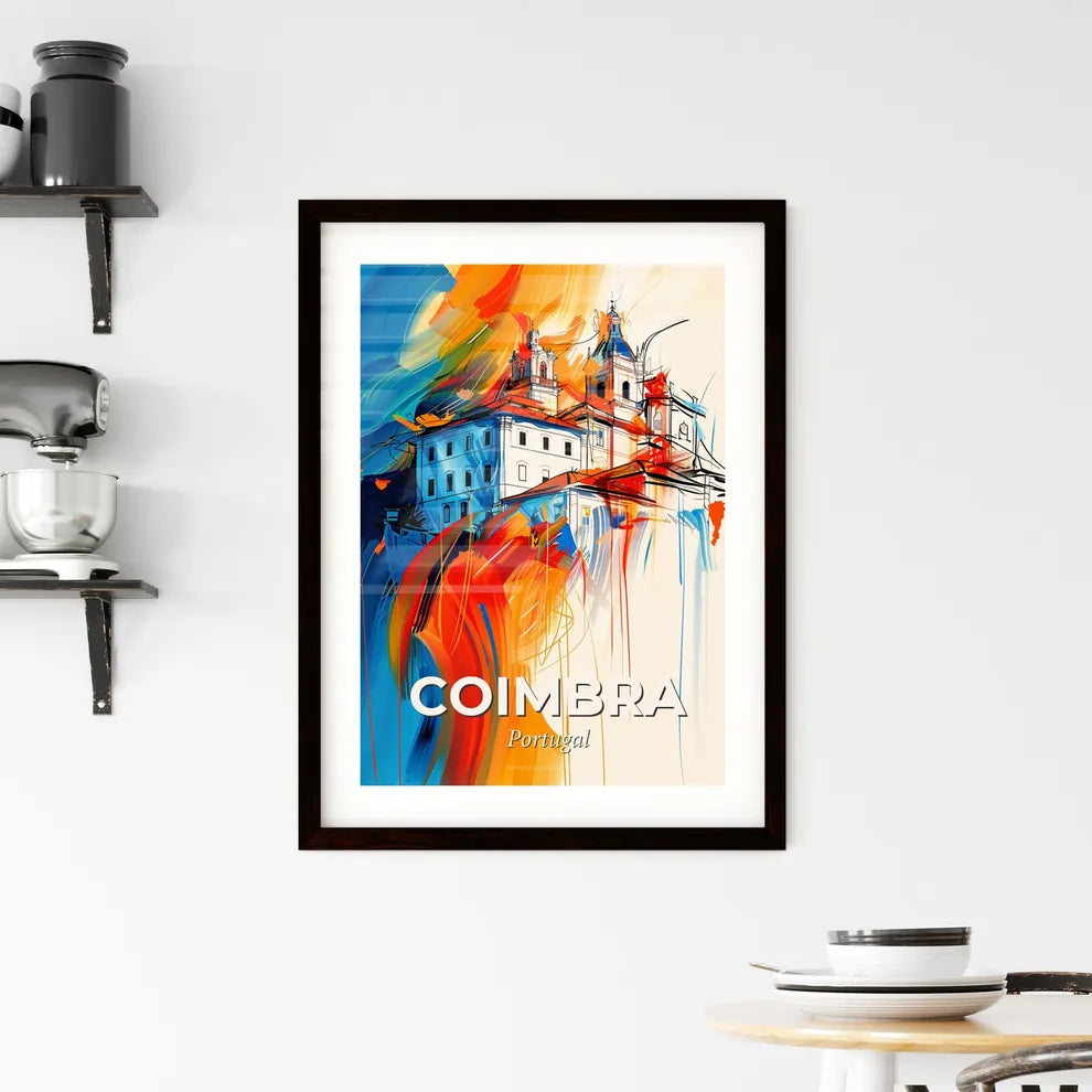 Vibrant Coimbra, Portugal Framed Print