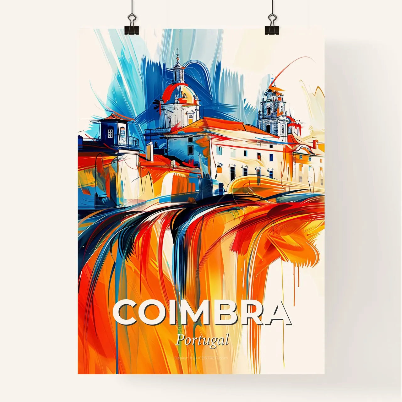 Vibrant Coimbra, Portugal Poster