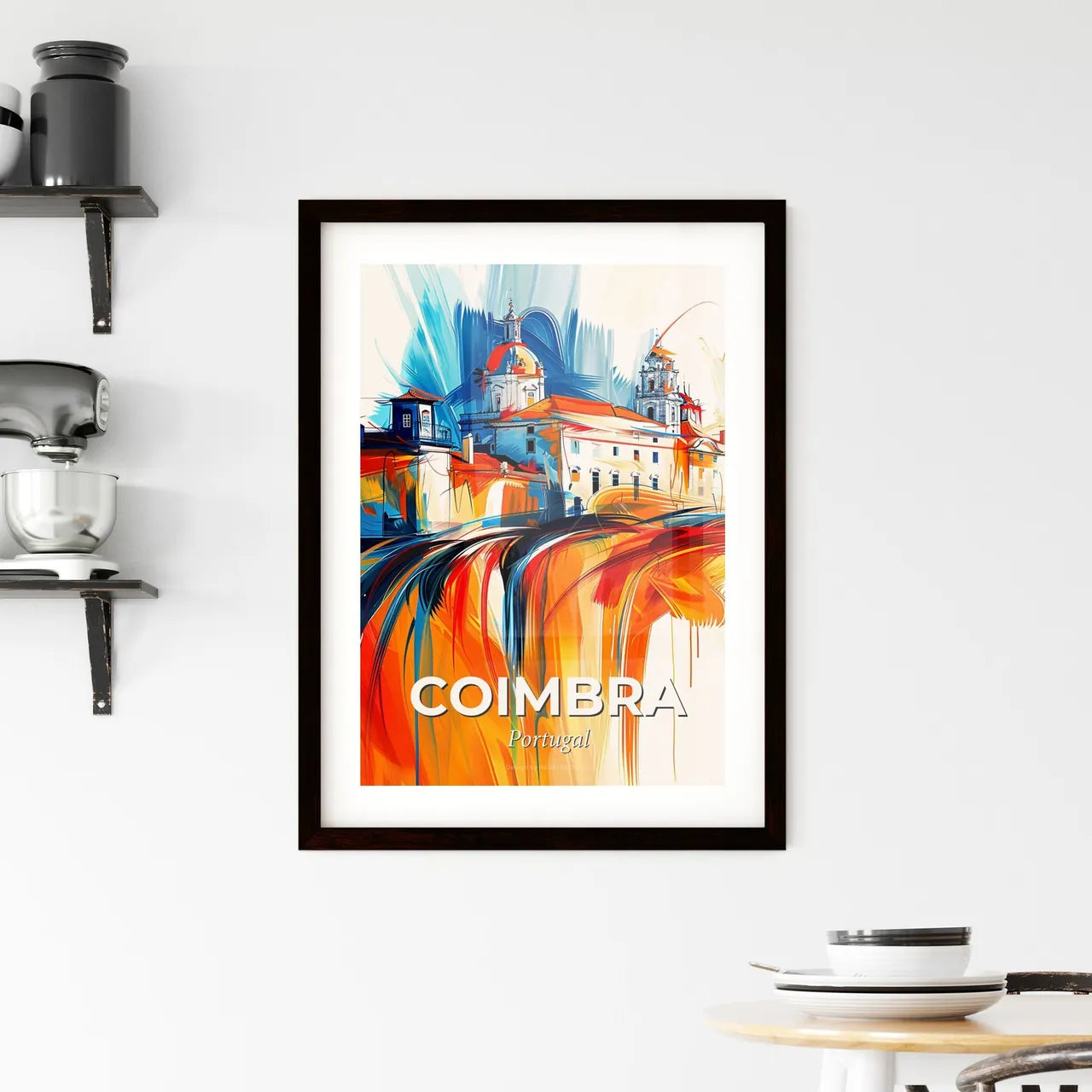Vibrant Coimbra, Portugal Framed Print