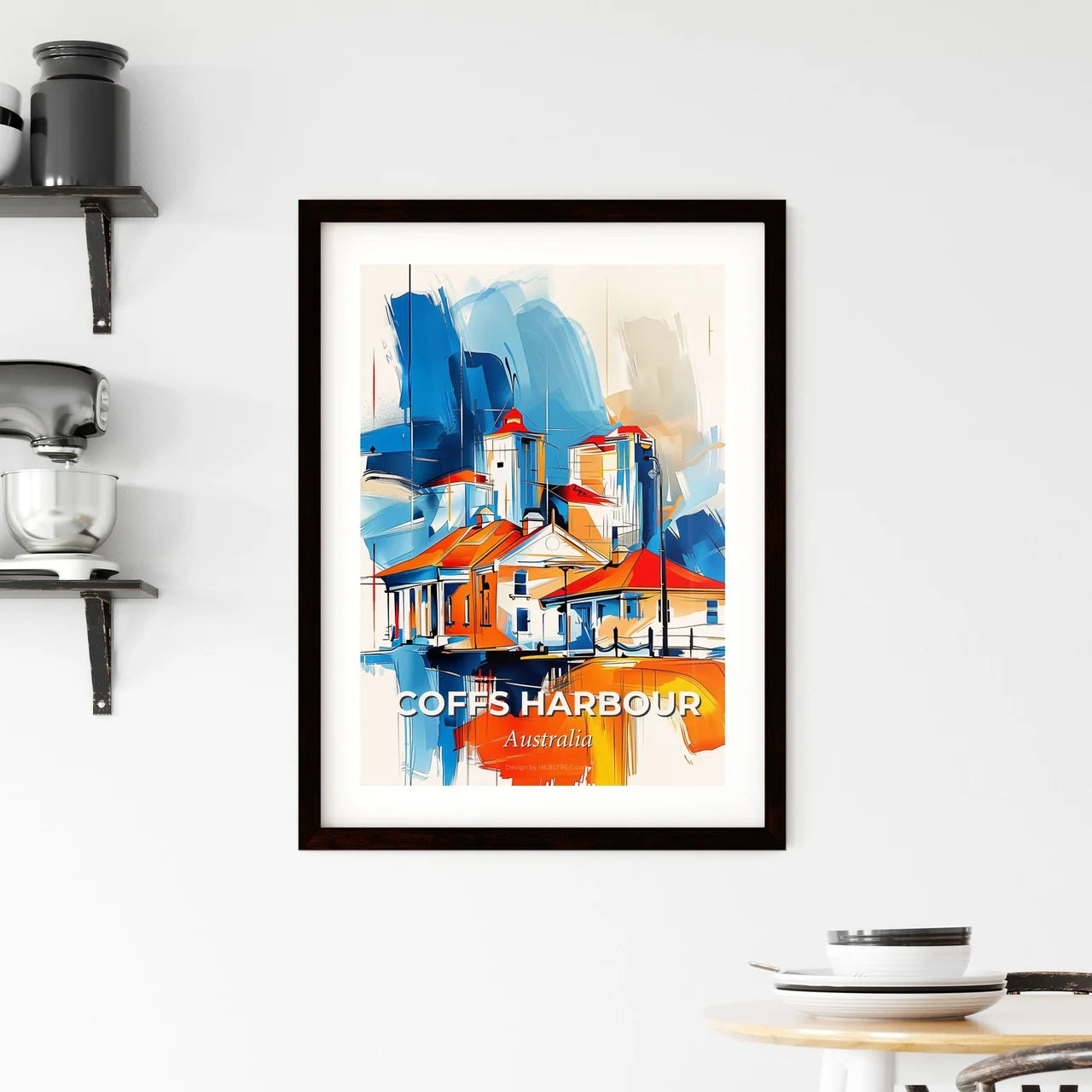 Vibrant Coffs Harbour, Australia Framed Print