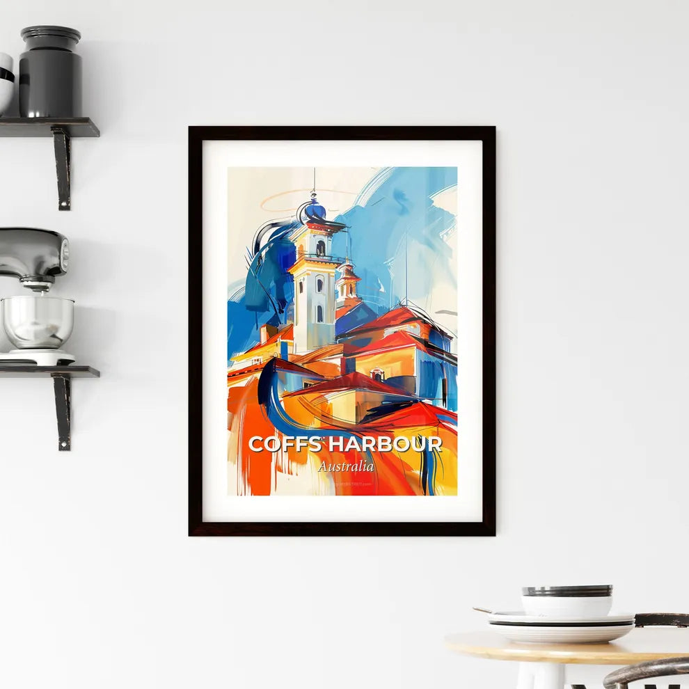 Vibrant Coffs Harbour, Australia Framed Print