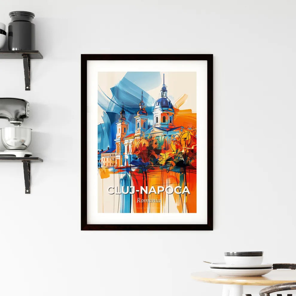 Vibrant Clu Framed Print