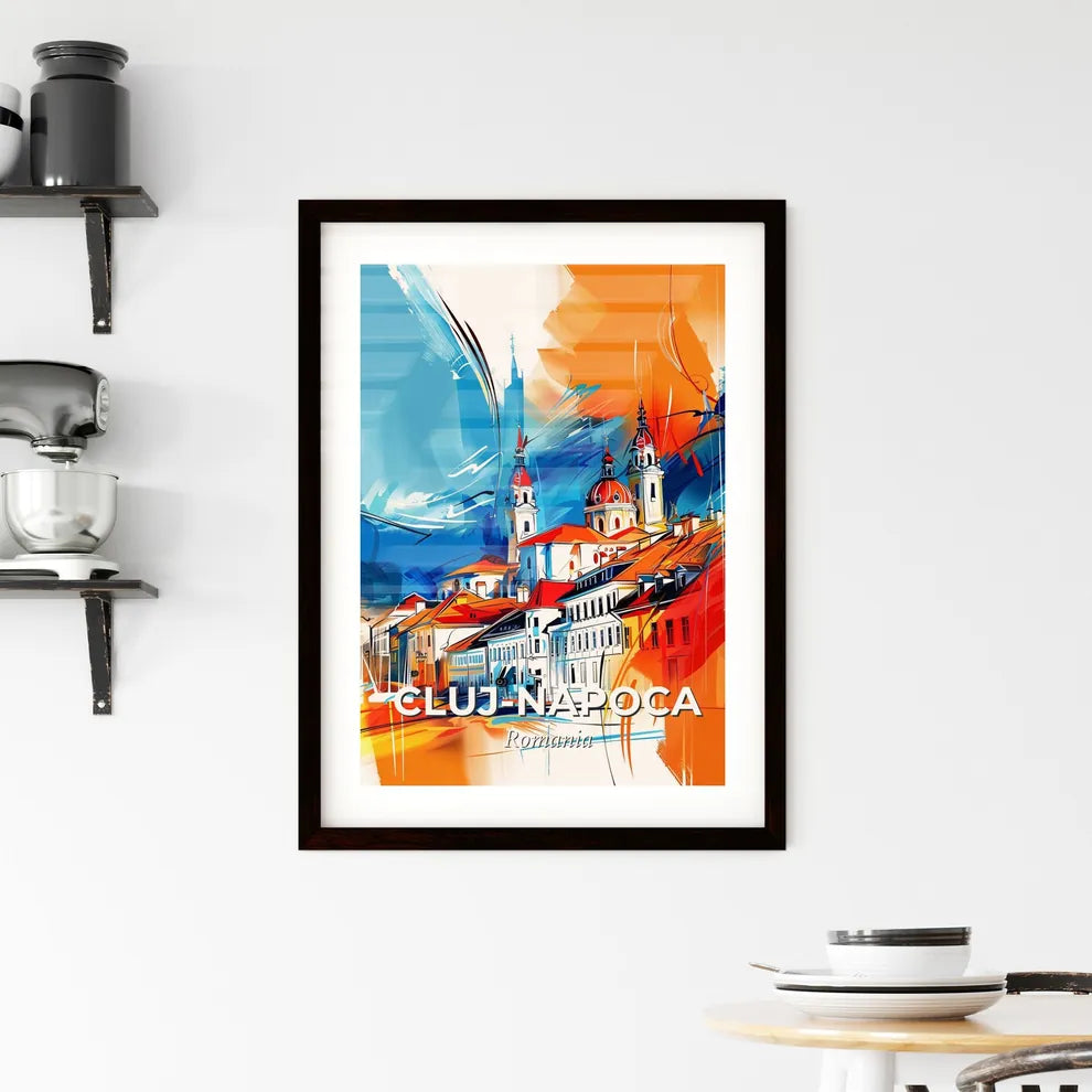 Vibrant Clu Framed Print