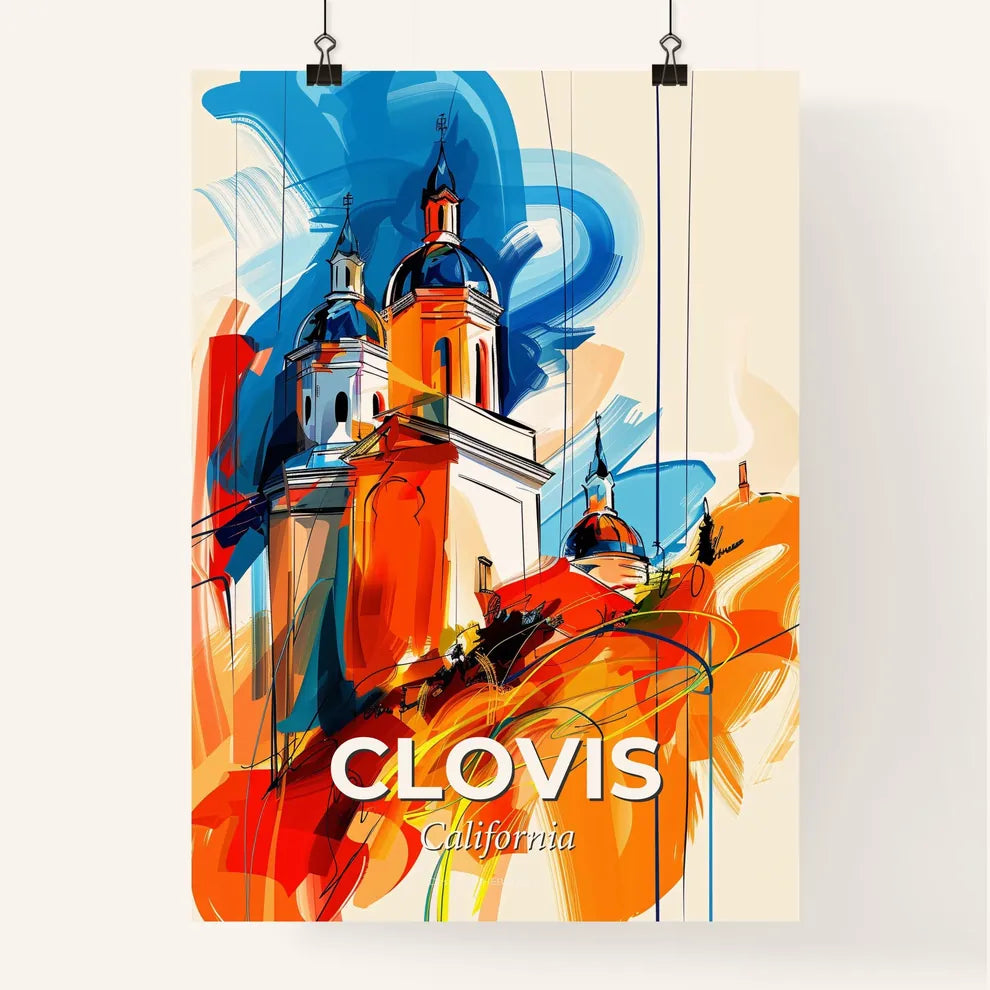 Vibrant Clovis, California Poster