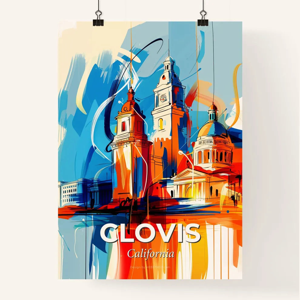 Vibrant Clovis, California Poster