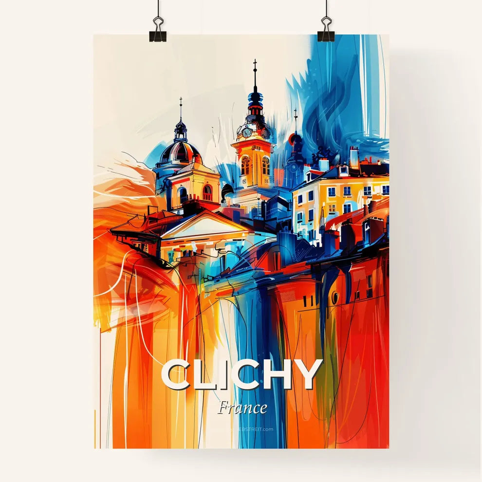 Vibrant Clichy, France Poster