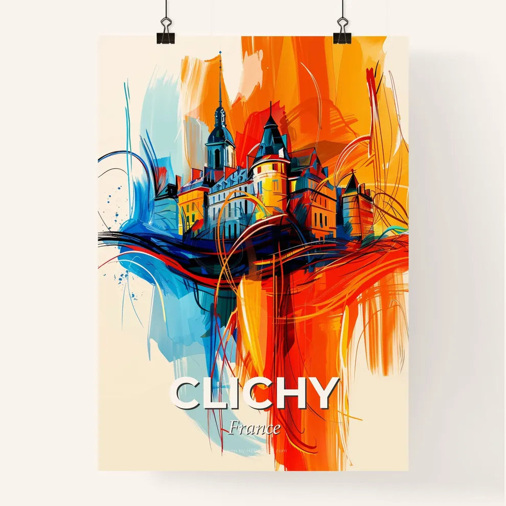 Vibrant Clichy, France Poster