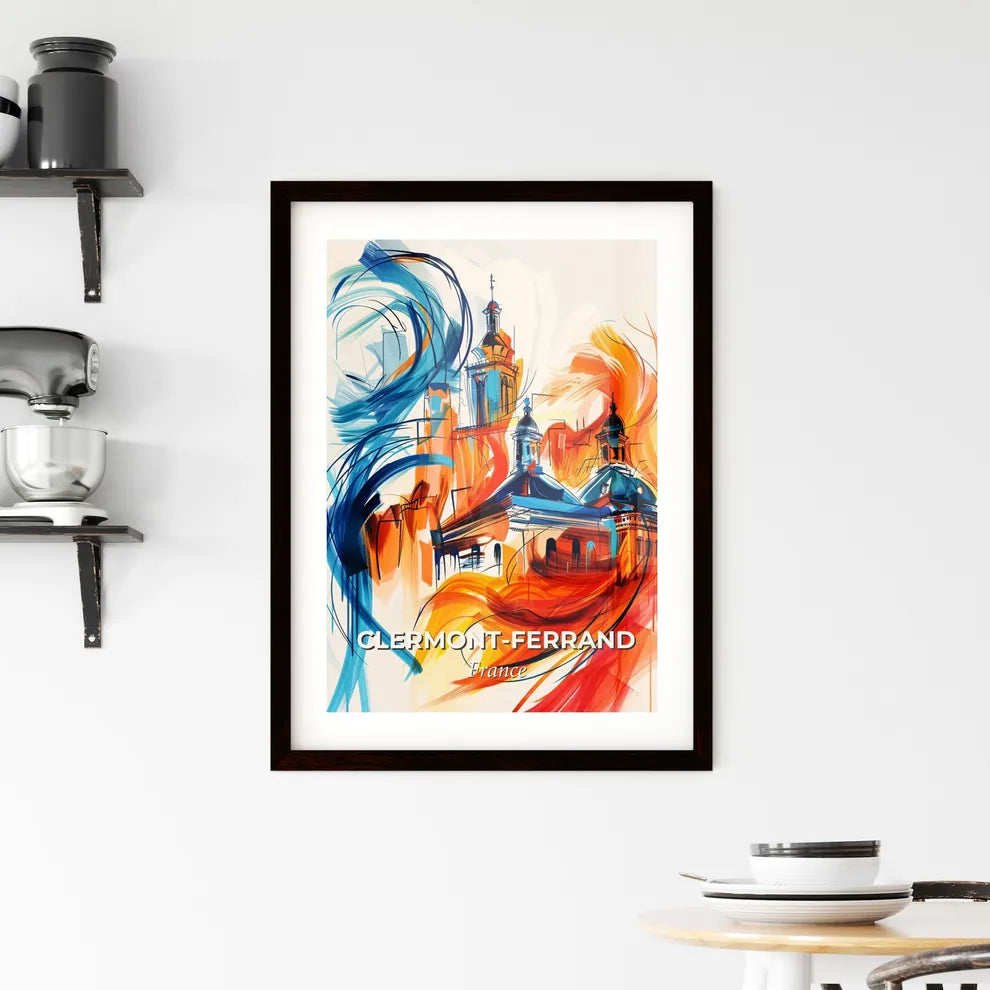 Vibrant Clermon Framed Print