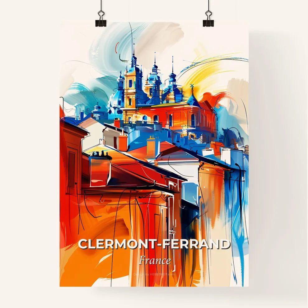 Vibrant Clermon Poster