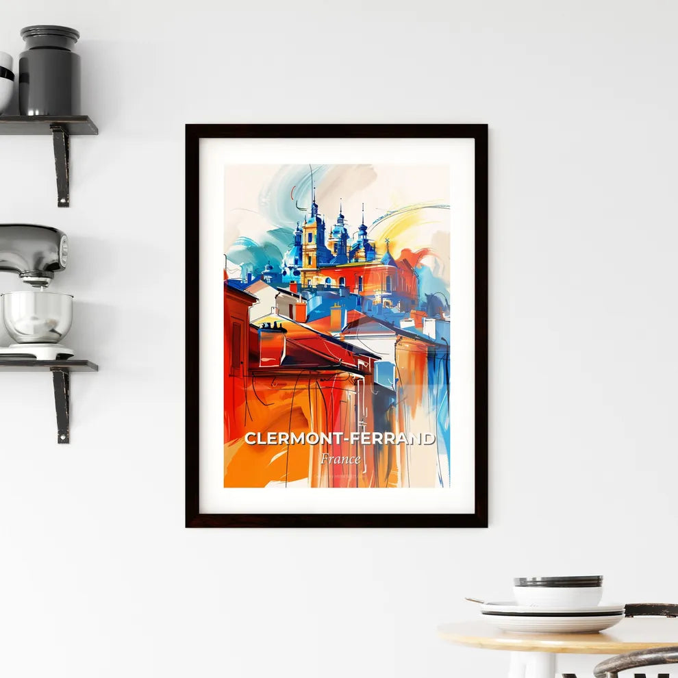 Vibrant Clermon Framed Print