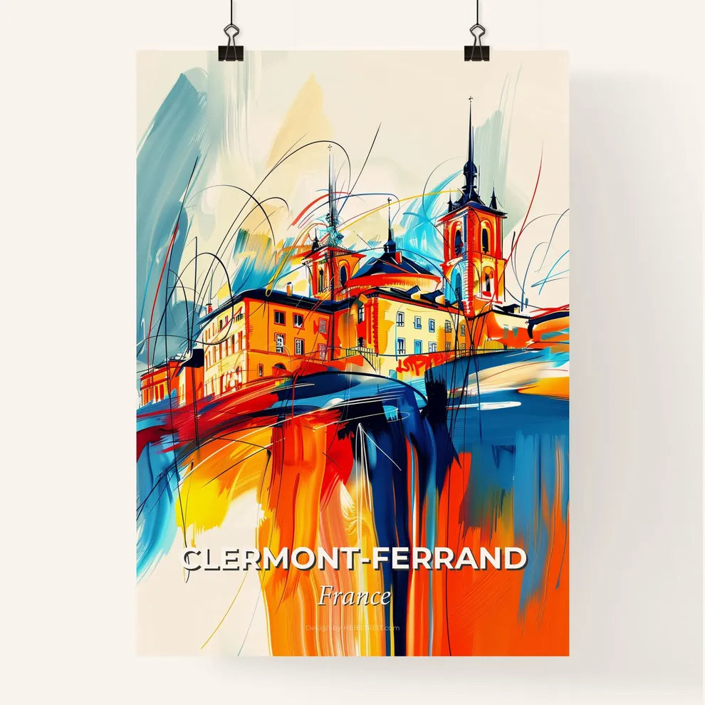 Vibrant Clermon Poster