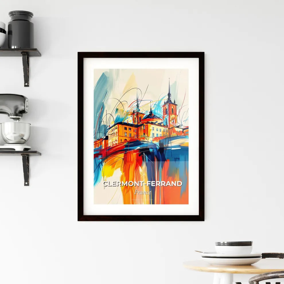 Vibrant Clermon Framed Print