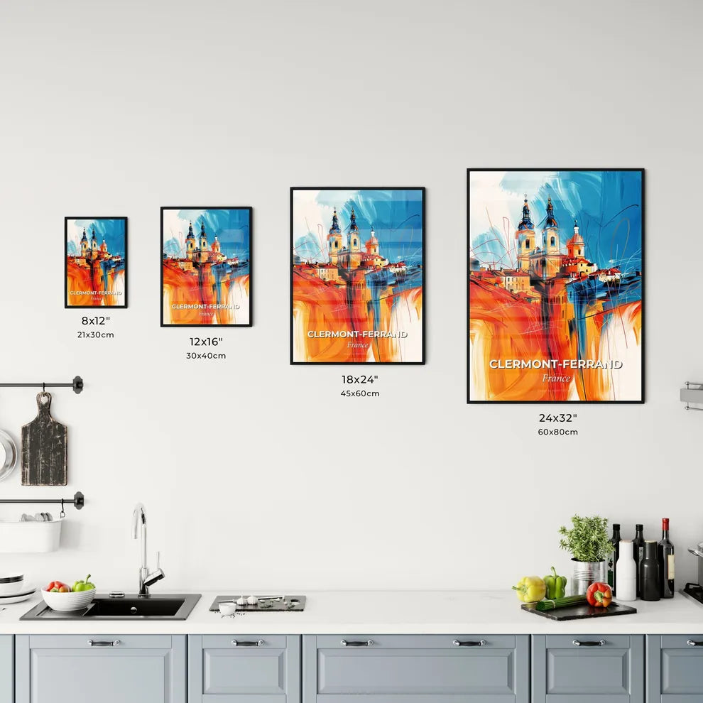 Vibrant Clermon Kitchen Art