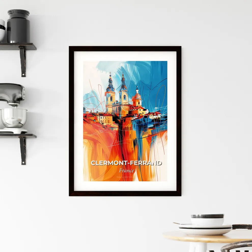 Vibrant Clermon Framed Print