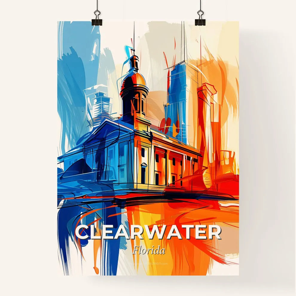 Vibrant Clearwater, Florida Poster