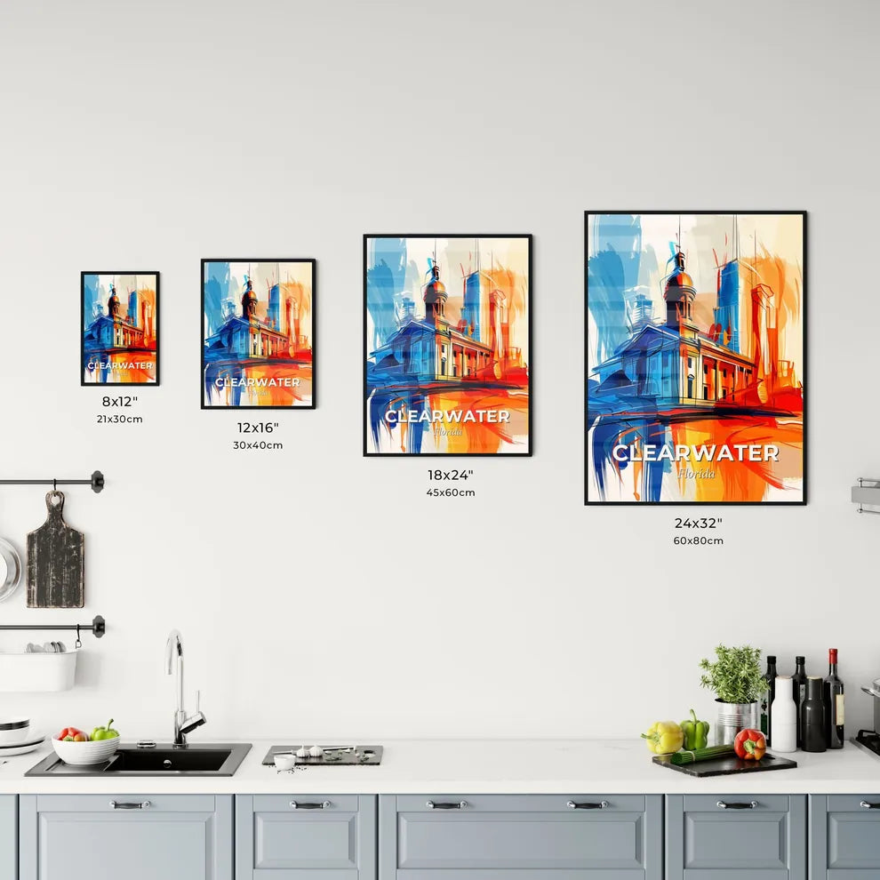 Vibrant Clearwater, Florida Kitchen Art