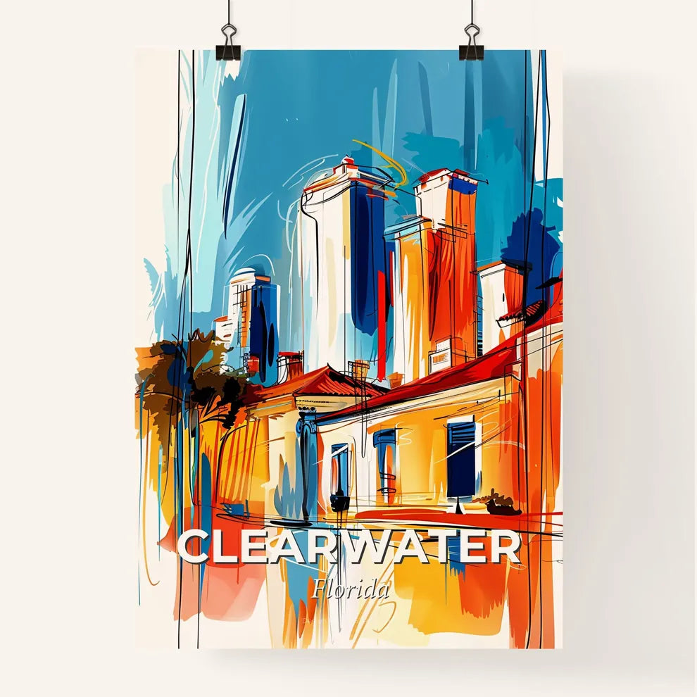 Vibrant Clearwater, Florida Poster