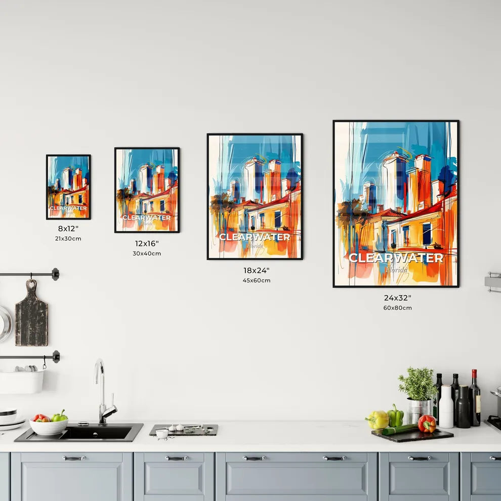 Vibrant Clearwater, Florida Kitchen Art
