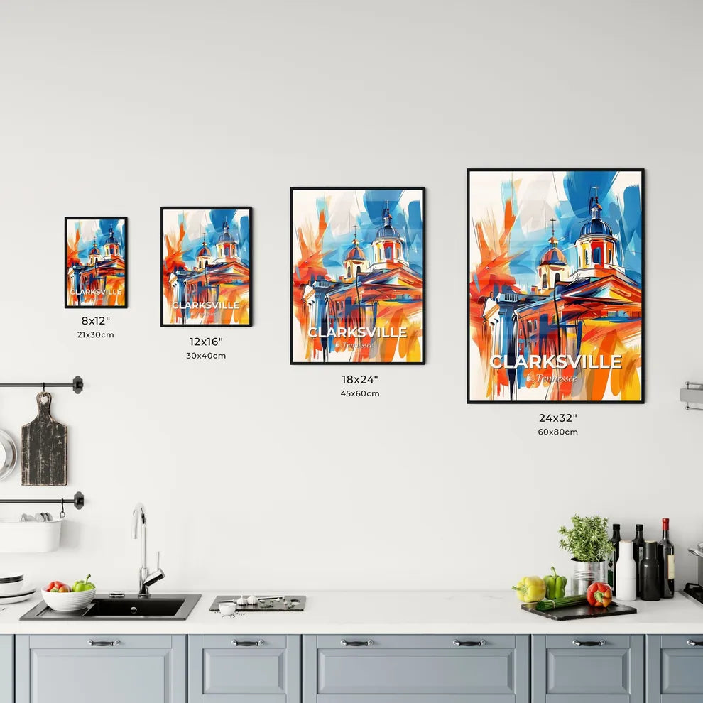 Vibrant Clarksville, Tennessee Kitchen Art