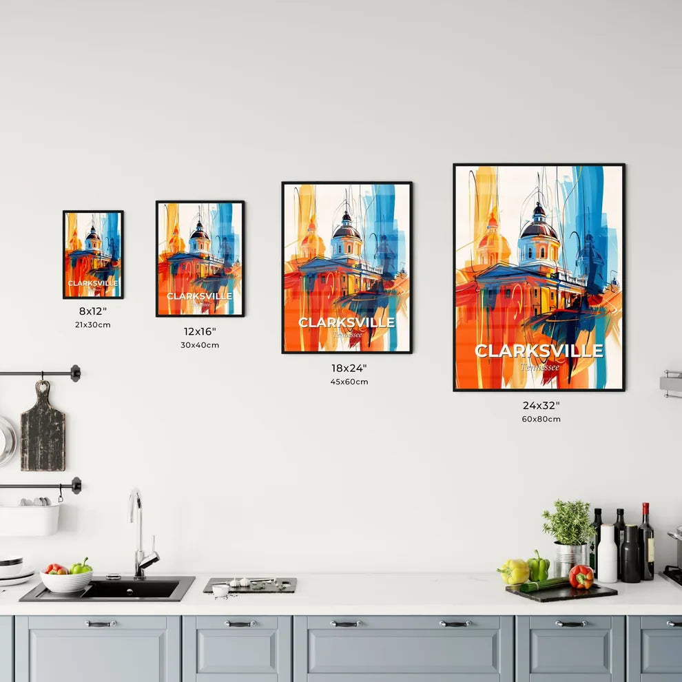 Vibrant Clarksville, Tennessee Kitchen Art