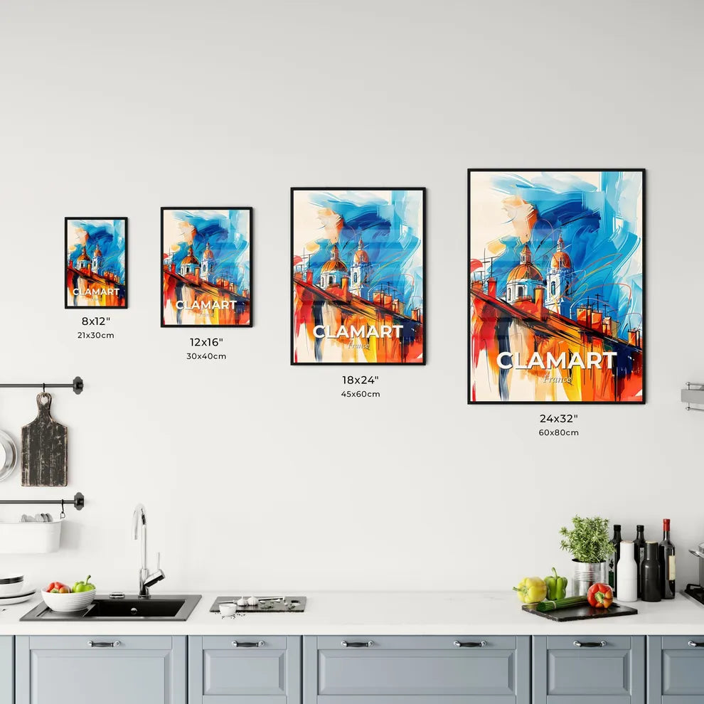 Vibrant Clamart, France Kitchen Art