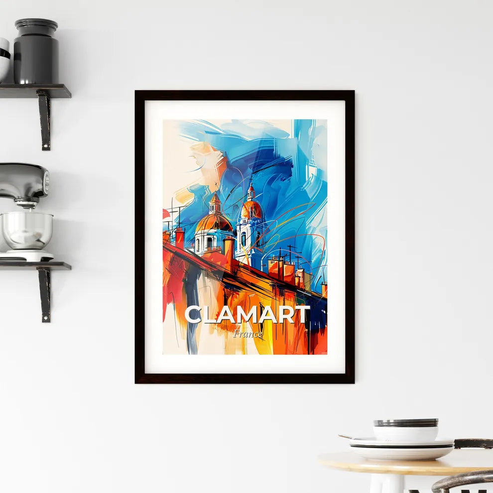 Vibrant Clamart, France Framed Print