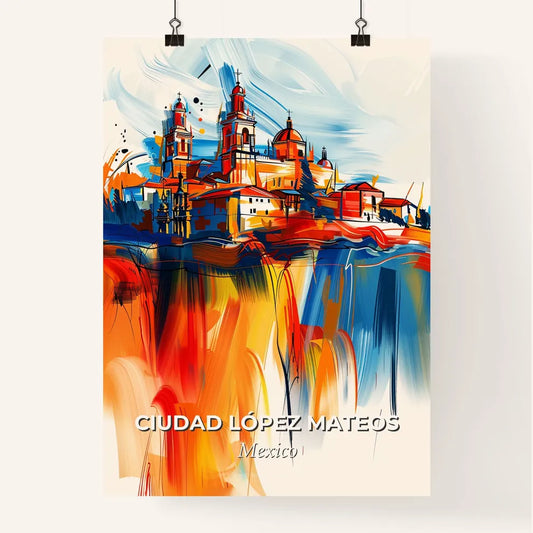Vibrant Ciudad López Mateos, Mexico Poster